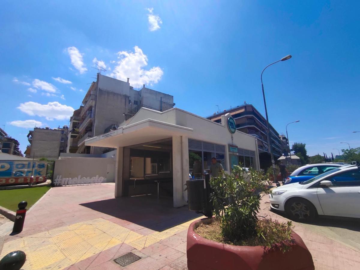 Wsd Hera Luxury Stylish 2Bd Apt With City View Balcony Near Merto Athens Exterior photo